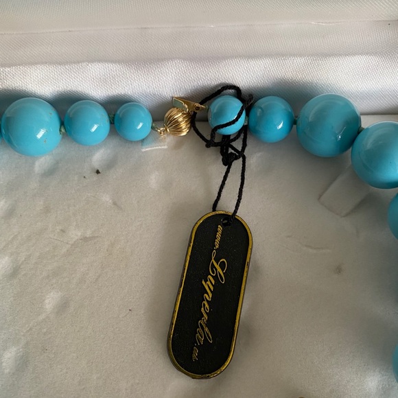 - LUPERLA BLUE PEARL NECKLACE - Picture 4 of 13